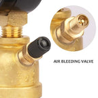 MEASUREMAN 2" Forged Brass Gas Pressure Test Gauge Assembly, 3/4" FNPT Connection, 0-15psi, +/-3-2-3% Accuracy