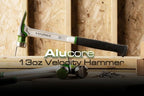 Sturnus Graphite 13oz Velocity Rip Claw Hammer – 13oz, Lightweight Aluminum & Ergonomic, Pro-Grade with Anti-Vibration Grip (Smooth Face, Long Handle)