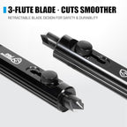 Dual-End Rimming & Deburring Tool, Internal & External Pipe Deburring Tool for 3/16" to 1/2" Tubing, Achieve Optimal Tubing Flaring for Brake/Copper/Hydraulic Lines