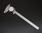 Accusize Industrial Tools 0-8'' by 0.001'' Precision Dial Caliper, Stainless Steel, in Fitted Box, P920-S218