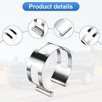 2.5 Inch Stainless Steel Exhaust Clamp, Universal for Welding and Exhaust Pipe Repair (2.5 inches)