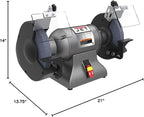 JET 8-Inch Industrial Bench Grinder, 3600 RPM, 1 HP, 115V 1Ph (Model IBG-8)