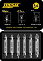 Gifts for Men,Damaged Screw Extractor Set-Christmas Stocking Stuffers for Men Adults Him,Mens Gifts for Dad,Husband,Stripped Screws Nuts & Bolts Drill Bit Tools for Easy Removal of Rusty Broken Screw
