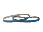 3/8 x 13 Inch Sanding Belts - Starcke Premium 24 Grit Blue Zirconia Cloth Belt Sanders for Woodworking, Metal, Composites & Aluminum, Autobody Sandpaper Belts, Narrow Air File Belt Sanding - 30 Pack