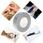 QILIMA Electrical Tape 10 Pack 3/4-Inch by 60 Feet,Lead-Free Flame Retardant Electrical Tape, Adhesive for General Home Vehicle Auto Car Power Circuit Wiring Sliver (130mic)