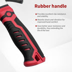 Small Hammer12oz, Small Hammer Tool, Claw Hammers, Small Hammer for Picture Hanging, Martillos De Construccion, Small Hammer for Women, Suitable for Family, Camping, Stakes, DIY, Red x Black