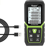 Huepar Laser Distance Measure 330Ft with Li-ion Battery & Electric Angle Sensor, Backlit LCD Laser Measure M/In/Ft with High Accuracy Multi-Measurement Modes, Pythagorean, Distance, Area&Volume-LM100A