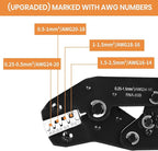 1099PCS 64 Kits Waterproof Automotive Electrical Connectors Plug Kit, 1/2/3/4/5/6 Pin Wire Connector with Ratchet Crimping Tool, Wire Stripper, Terminal Removal Tool, Heat Shrink Tubes