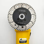 SHDIATOOL Granite Turbo Cutting Blades Two-In-One Design Cut Grind Sharpen Marble Concrete and Bricks Set of 2 Pieces 4.5 Inch and 5 Inch