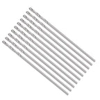 Drill Bit, 0.9mm Cutting Diameter, 4241 HSS 118° Cutting Angle Uncoated Bright Versatile Jobber Bits - (Applications: for Drilling Plastic Wood Soft Metal), 10-Pieces