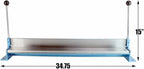 Erie Tools 30" Portable Bench Top Sheet Metal Hand Brake 16 Gauge Bender Up to 90 Degree Bends Heavy Duty