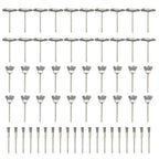 60 Pcs Wire Brushes Set, Rocaris Steel Wire Wheels Pen Brushes Set Kit Accessories for Rotary Tool
