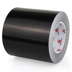 BOMEI PACK Black Aluminum Tape, 5 Inch x 165 Foot, Waterproof, High Low Temperature Resistant, HVAC, Metal Repair