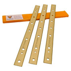 FOXBC 12-1/2 Inch Titanium Planer Blades Replacement for DeWalt DW734 Planer, Replace DW7342 - Set of 3