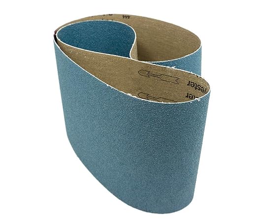 Benchmark Abrasives 6 x 48 Inch Sanding Belts with Zirconia Grains, Sand Paper for Metal Grinding, Sanding, Knife Polishing, Surface Blending Belt Sander Paper Belt for Woodworking (2 Pack), 40 Grit