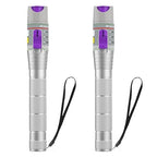 2PCS 80KM Visual Fault Locator for Fiber Optic Cables, VFL Supports FC/ST/SC Interfaces, Long-Range Fault Finder, Fiber Light Pen Tester, High-Precision OTDR Mapping Tool for FTTH, Telecom, Datacom