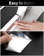 Thicker Aluminum Foil Tape 2-inch x 50Ft Heavy Duty High Temp Silver Tape for HVAC Duct work, Dryer Vent Seal, Car Exhaust Repair, Stove Pipe Wrap, Metal Patch, Heat Insulation, EMI Shield, DIY Crafts
