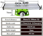 Mini Milling Machine Work Table Vise Portable Compound Bench X-Y 2 Axis Adjustive Cross Slide Table , for Bench Drill Press 12.2inches-3.54" (310mm 90mm)