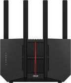 ASUS RT-BE92U BE9700 Tri-Band WiFi 7 Router, Supports New 320MHz Bandwidth & 4096-QAM, MLO, AI WAN Detection, AiMesh Support, Subscription-Free Network Security & Comprehensive VPN Features