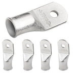 SELTERM 5pcs 3/0 AWG 1/4" Stud Tinned Copper Wire Lugs, Battery Lugs, Ring Terminals, Battery Cable Ends, 000 Gauge Ring Terminal Connectors, UL Marine Grade Electrical Battery Terminal Connectors