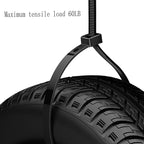 zip ties 18 inch large plastic cable ties black 100 per pack nylon ties wraps outdoor use With 60 Pounds Tensile