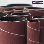 18 Pack Spindle Sander Sleeves, Sanding Sleeves for Oscillating Sander, 80 150 240 Assorted Grit Sandpaper, 4-1/2" Length, 1/2",3/4",1",1-1/2", 2", 3" Diameter