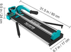 Vevor 24 Inch/600mm Tile Cutter Double Rails & Brackets Manual Tile Cutter 45356 in Cap w/Precise Laser Manual Tile Cutter Tools for Precision Cutting (24 Inch) - Amazon.com