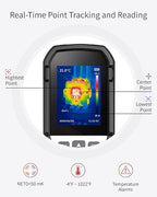 Firecore Thermal Camera FI160S, 320 x 240 Super Resolution, Thermal Imaging Cameras with Laser Pointer, PC Analysis, 160 x 120 IR Resolution Infrared Camera, -4°F to 1022°F, Temp Alert, 32GB Storage