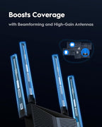 Cudy BE3600 WiFi 7 Gigabit 4 Stream Dual Band Router WR3600 MU-MIMO High Gain Antennas VPN Clients & Server, Cloud Control, Cudy APP