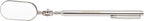 Steelman 21-Inch Telescoping Auto Inspection Mirror, Articulating 1 x 2-Inch Rounded Rectangular Mirror, Pocket Clip, Plated Brass