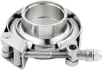 2.25 inch V Band Clamp - 2 sets of Quick Release Vband Exhaust Clamp with Flange Stainless Steel for Automotive exhaust system, turbocharger, downpipe and mufflers (2.25" - 2 Pack)