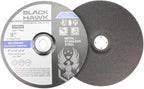 BHA Depressed Center Metal Grinding Wheels for Angle Grinders, 9” x 1/4” x 7/8” - 5 Pack