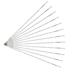 Murtenze 12PCS Spiral Scroll Saw Blades, Plain End Saw Blades Assortment for Wood Metal Cutting Sawing Carve (#2 Fine Metal Cutting)