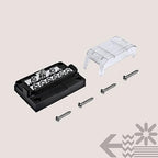 True Mods 12-Way Modular Ground Terminal Block [Expand with Up to 12 Fuses] [Protective Cover] [Copper Bus Bar] Negative Power Distribution Busbar for Truck Marine Boat Automotive Motorcycle UTV ATV