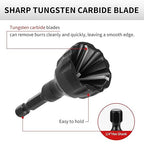 2Pcs Chamfer Tool Bolt Deburring Cutters Tool for Metal with Carbide Blades, Burr Remover Tool for 3D Printing, PVC, Metal Rod, Pipe, Reamer Thread Tool, 1/8'' to 3/4'' Diameter (3~19mm) Chamfer Bit