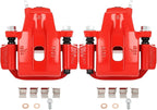 SCITOO Rear Left+Right Brake Calipers With Bracket 19B3277 19B3276 Red Compatible For Toyota For Sequoia 2008-2015 For Toyota For Tundra 2007-2015