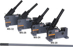KAKA INDUSTRIAL MS-28 Manual Sheet Metal Shears - Cuts Square Steel, Rebar, Rod, Flat Bar, Round Steel up to 1.1 in / 28mm