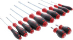 Wiha 30297 12-Piece Slotted and Phillips Screwdriver Set with Soft Finish Handles