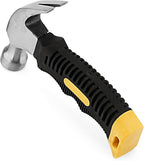 MOUYAT 4 Pack 8 Oz Small Hammer, Compact Stubby Claw Hammer with Comfortable Grip, Mini Hammer for Women, Camping, Household