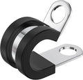 20 PCS 3/16 Inch Cable Clamps - Stainless Steel, Insulated, Hose & Pipe Clamps