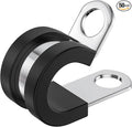 50 PCS 5/16 Inch Stainless Steel Cable Clamps - Insulated, Hose, Pipe, Wire Clamps