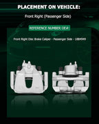 SCITOO Front Right Brake Caliper With Bracket 18B4949 Compatible For Ford For Explorer 1995-2001 For Mercury Mountaineer 1997-2001