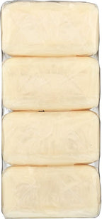 A LA MAISON Hypoallergenic Unscented Bar Soap - Triple French Milled Natural Moisturizing Hand Soap Bar (4 Bars of Soap, 3.5 oz)