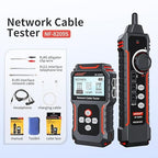 NOYAFA NF-8209S Network Cable Tester, Ethernet Cable Tester with CAT5, CAT6 Line Tracer, PoE, NCV, QCFunction,Length Test, Port Flashing,Fault Line Scan for Cable Grooming,LAN Network Cable Tracer Kit