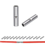 100 PCS Non-Insulated Butt Connectors Kit, AWG 16-14 Wire Ferrules, Electrical Wire Connectors Crimp Ferrule Terminals Kit-BN2