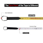 LAND 300FT/91M Heavy Duty Fiberglass Tape Measure - 1/2-Inch Wide, Dual Inch/Metric Scale, Durable Open Reel Measuring Tape for Surveying, Engineering, Runway Construction