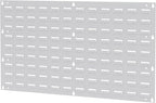 Akro-Mils 30636 Heavy Duty Wall Mount Garage Storage Steel Louvered Panel | Wall Storage Bin Hanging Organizer System for AkroBins, 36-Inch W x 19-Inch H, White, 4 Pack