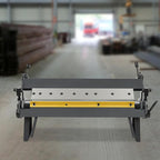 24" Sheet Metal Brake,Pan and Box Brake,Metal Sheet Bender for Carbon Steel,Copper,Aluminum,Ergonomic Handles,Floor Standing,Ideal for Metal Roofs,Car Doors,Windows,Furniture