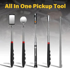 Magnetic Pickup Tool Set with 15lb&1lb Pick Up Rod, Round&Square 360 Swivel Adjustable Inspection Mirror and Telescoping Flexible Flashlight, Birthday Gifts For Men, Dad, Husband, Father