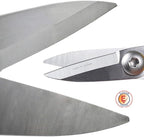 Elfcam® - 2 Pack Kevlar Scissors for Fiber Optic Cables, Super Multi Shears with Serrated Blade for Griping Materials, Multifunctional Cutters Made of High Carbon Alloy Steel, Manufactured by Nusharp